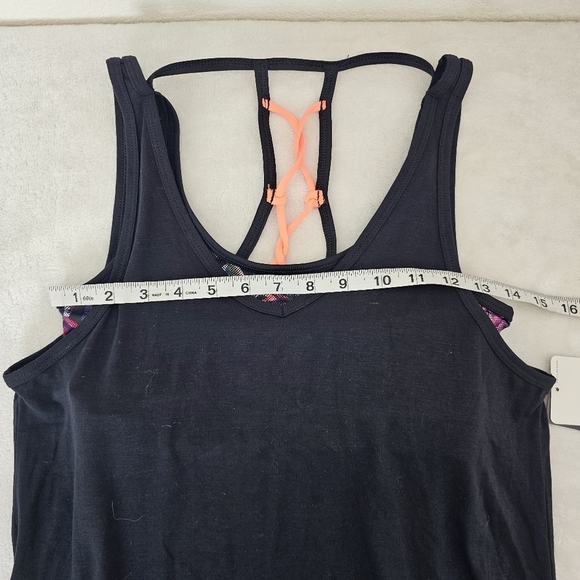 Champion Layered Tank Top With Strappy Twisted Back Sports Bra - Picture 8 of 14